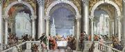 Paolo Veronese feast in the house of levi Spain oil painting artist